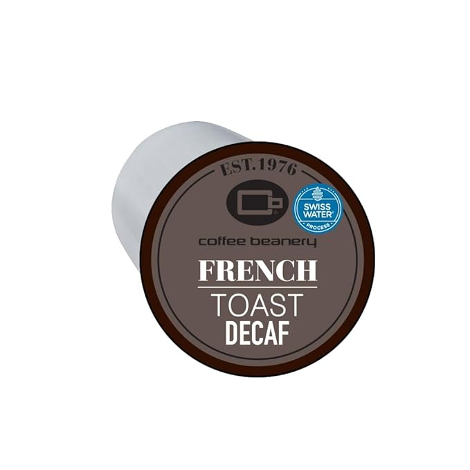 French Toast Decaf Coffee Pods by Coffee Beanery | 12ct Medium Roast Arbica Coffee