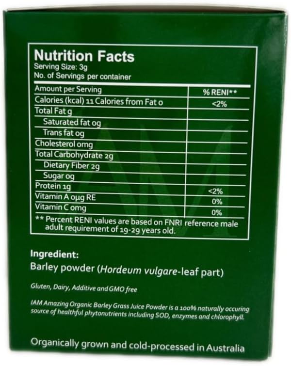 IAM Amazing Pure Barley Powdered Drink Mix from Australia-3 Boxes
