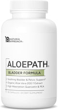 Aloe Vera Bladder Support Capsules – Organic Aloe Extract with Palmitoylethanolamide &amp Quercetin – Bladder &amp Pelvic Wellness Support – Non-GMO Gluten Free – USA Manufactured– 90 Capsules