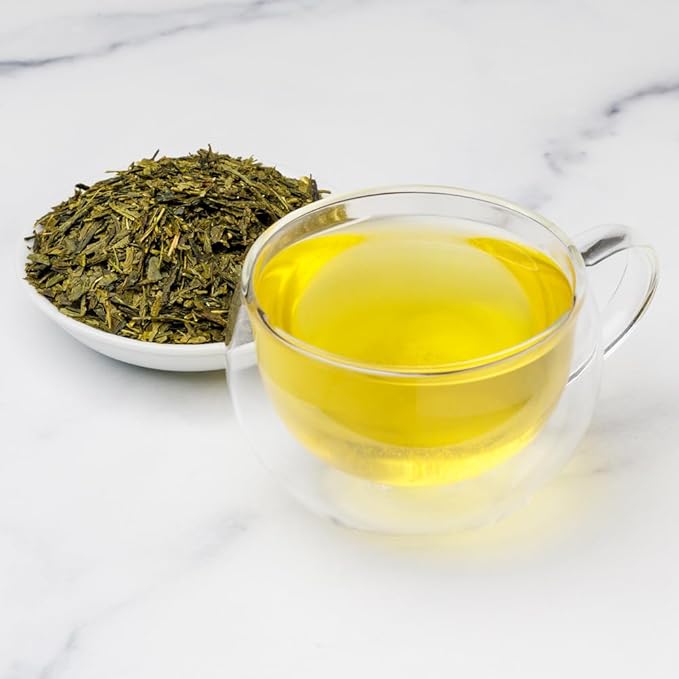 Sencha (Steamed) Green Tea - Pure Loose Leaf Tea - Directly From The Kagoshima Prefecture In Japan - 1 Pound (16 Oz.) Pouch