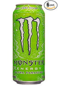 Monster Energy Ultra Zero Sugar Energy Drinks 16 ounce cans (Ultra Paradise 6 Cans)