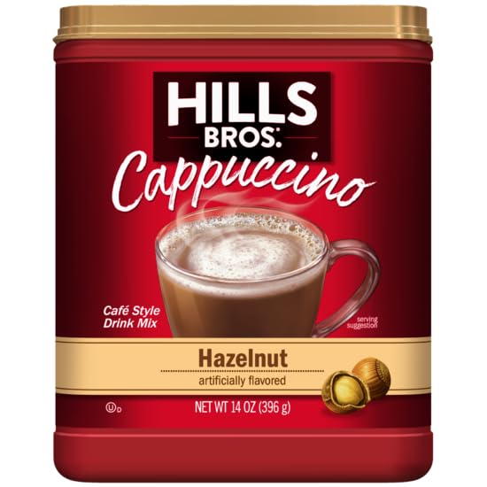 Hills Bros. Cappuccino (Hazelnut Classic Cappuccino &amp Salted Caramel) Variety Pack