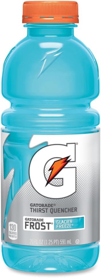 Gatorade G-Series Perform 02 Thirst Quencher Glacier Freeze 20 Oz Bottle 24/carton