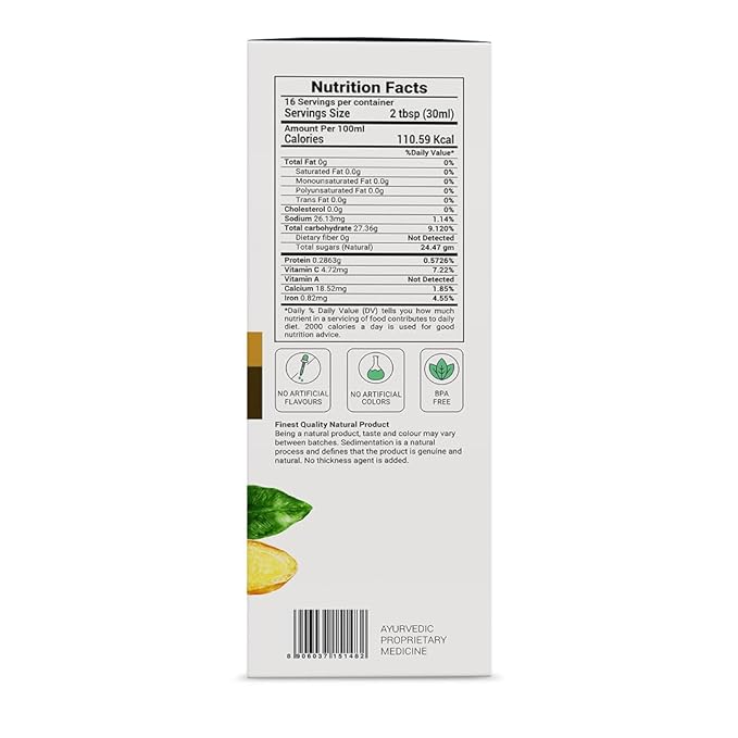 Krishna's Herbal &amp Ayurveda Cholesterol Care Juice - 500 Ml (Pack of 1)