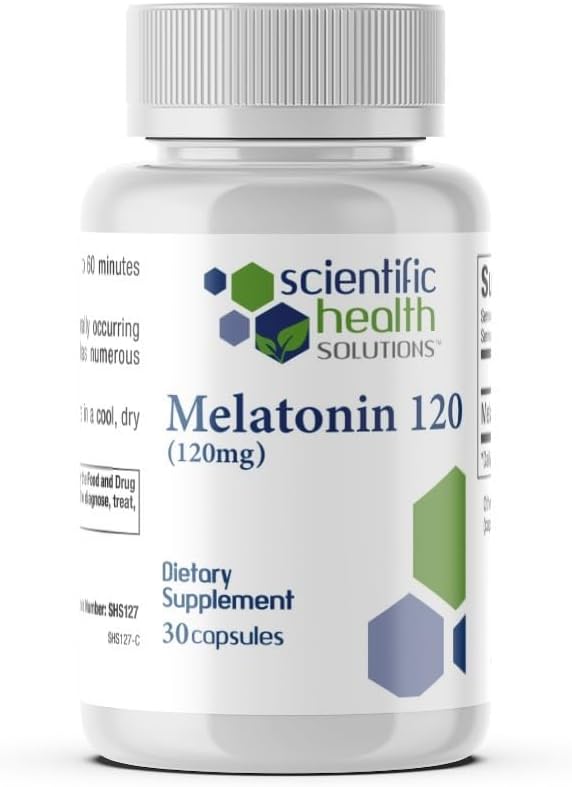 Melatonin Bundle | 60mg &amp 120mg High Dosage Capsules | Easy-to-Swallow Vegan Non-GMO Gluten-Free | Made in USA for Enhanced Sleep and Restful Nights