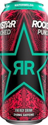 Rockstar Punched Watermelon 16 Oz Can (Pack of 3)