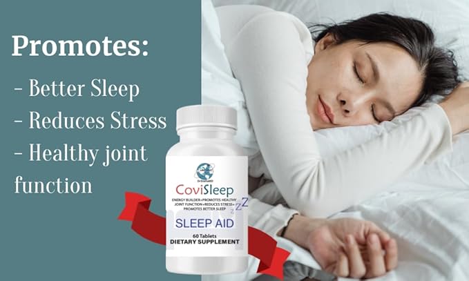 CoviSleep - Sleep Aid Stress Support Joint Health 2 Month Supply