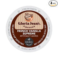 Gloria Jean's French Vanilla Supreme Keurig Single-Serve K-Cup Pods Light Roast Coffee 96 Count