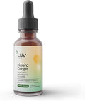 LUV health Neuro Drops – Nerve Pain Support &amp Joint Comfort with Lion’s Mane Curcumin Cordyceps &amp Reishi – Organic Adaptogens – Vegan Non-GMO Made in USA - 30 Servings