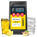 Tiesta Tea - Meyer Lemon Zest Cold Brew Loose Leaf Premium Blend Non-Caffeinated Iced Tea 10 Cold Brew Packets Makes One 64oz Pitcher