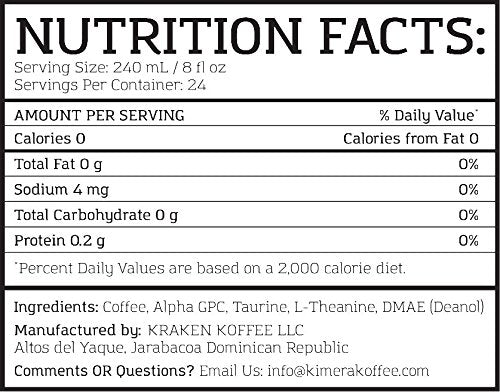 Kimera Koffee - Organic Honey Processed Light Roast Ground Coffee | Amber Blend | Infused with Brain Vitamins |Taurine Alpha GPC DMAE and L-theanine | Enhance Cognitive Stamina | Optimize Focus &am
