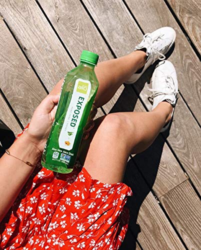 Alo Original Exposed Aloe Vera Drink 16.9 Fl Oz (Pack of 12)