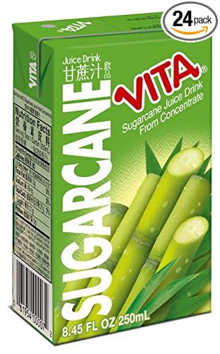 Vitasoy Vita Juice Sugar Cane flavor 8.45oz (Pack of 24)