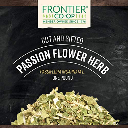 Frontier Co-op Passion Flower Herb Cut and Sifted - Kosher | 16 Ounce (Pack of 1)