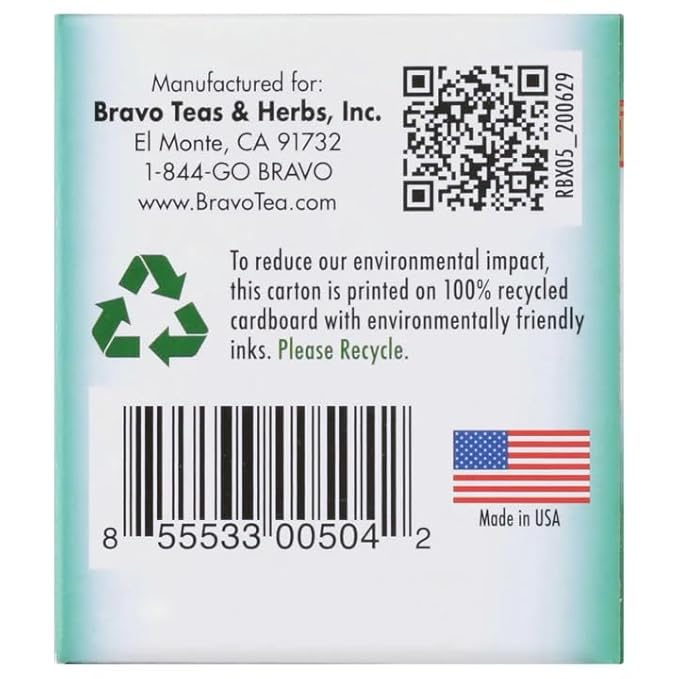 Bravo Teas Colon Cleansing 20 Count (pack Of 6)