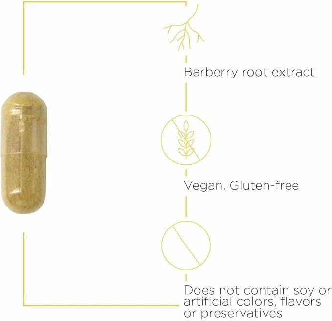 Integrative Therapeutics Berberine Complex - Digestive &amp Gut Health Supplement* - Vegan Gluten-Free &amp Dairy-Free - 90 Capsules (45 Servings)