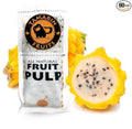 Tamarin Fruits All Natural Frozen Fruit Pulp perfect for Juicing Cocktails Smoothies Desserts and Baking No Sugar Added Gluten Free with No Preservatives - (Yellow Dragon Fruit 3.2oz each)