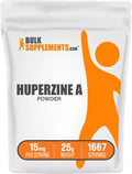 BulkSupplements.com Huperzine A Powder - Huperzia Serrata Powder Huperzine A Supplement - Nootropic Supplement Gluten Free 15mg per Serving 25g (0.88 oz) (Pack of 1)