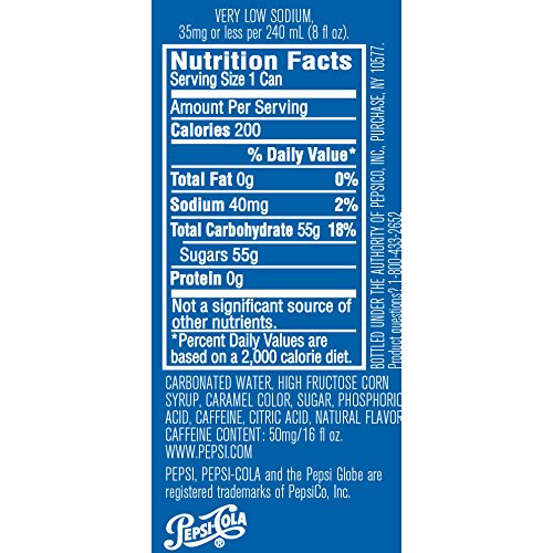 Pepsi 16 Ounce Cans 12 Count