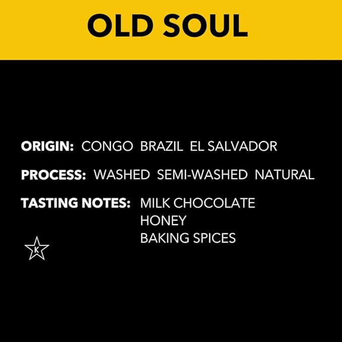 Coalition Coffee Roasters Old Soul Ground Coffee Blend - Specialty Fresh Roasted Organic Coffee Grounds - Medium Roast Finely Ground Espresso (Pack of 2 12 oz)