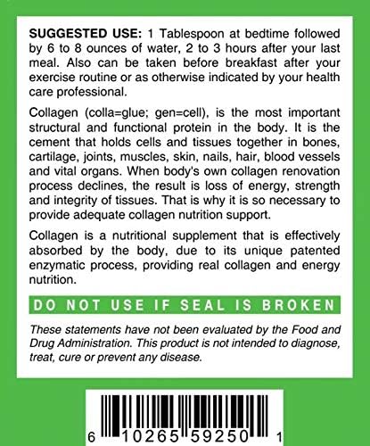 LifeSource Vitamins Collagen Liquid - Since 1992-16 fl oz - 30 Day Supply. Type 1 and 3 Collagen. Bones Joints Hair Skin Nails Wrinkles.