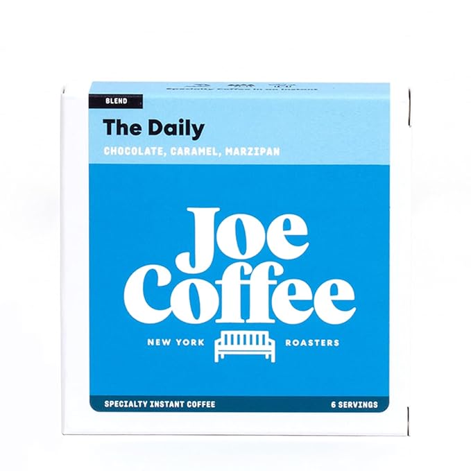 Joe Coffee Company - The Daily Specialty Instant Coffee Packets (6 Sachets) | NYC Roaster Kosher Climate-Friendly