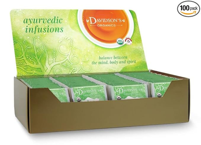 Davidson's Organics Ayurvedic Infusions Detox 100-count Individually Wrapped Tea Bags