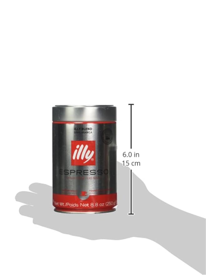 ILLYCAFFE COFFEE GRND NORMALE FINE 8.8 OZ (pack of 6)
