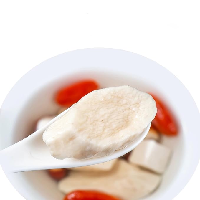 Dried Yam Slices 铁棍山药片17.63oz/500g-Pure Natural Chinese Herbal Medicine Tiegun Yam- for teas porridges soups Ingredients (Chinese Yam)