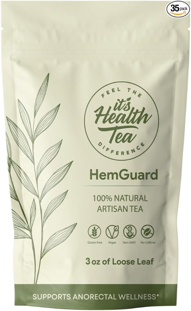 HemGuard – Soothing Herbal Tea Blend | Caffeine-Free Botanical Infusion | 35 Tea Bags