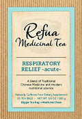 Refua Medicinals Respiratory Relief -acute- Supports the treatment of acute lung sinus and accompanying ear infections: Kosher | Vegan | Gluten Free |Non GMO: 30 Tea Bags