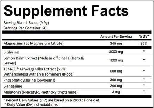 Sleep – Mint Chocolate Magnesium Sleep Drink Powder with Ashwagandha L-Theanine &amp Melatonin - All Natural Sleep Aids for Adults 20 Servings