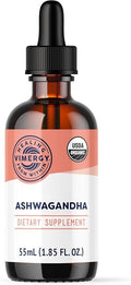 Vimergy USDA Organic Ashwagandha Liquid Extract 57 Servings –Stress Supplement Drops – Adaptogen - Supports Cognitive Function – Sleep Support – Alcohol-Free Non-GMO Vegan &amp Paleo Friendly (55