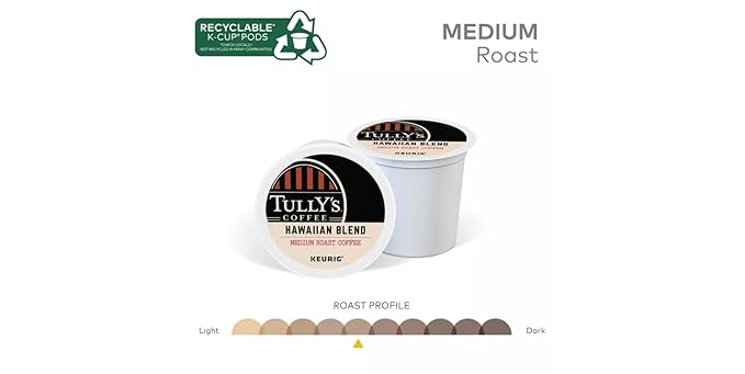 Tully's Coffee Hawaiian Blend 24 K-Cups (pack of 3)