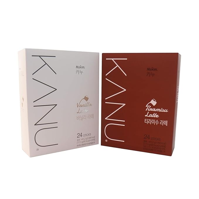 Maxim KANU Tiramisu Latte 24 Sticks Vanilla Latte 24 Sticks