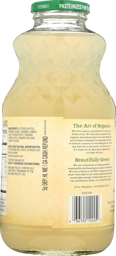 Santa Cruz Organics Lemonade 48x 32OZ