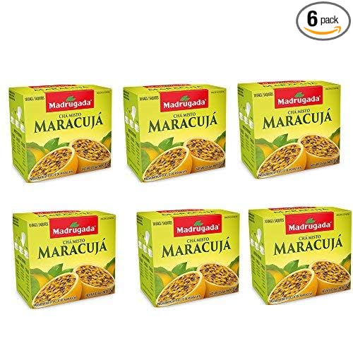 Madrugada Passion Fruit Tea Natural from Brazil 60 Tea Bags