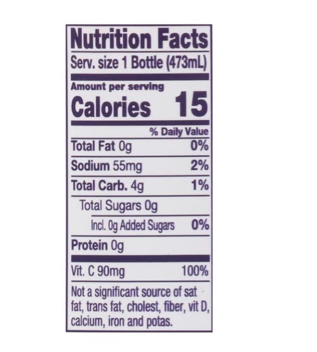 Welch's Zero Sugar Juice Tropical Punch 16 Ounces (Pack of 6).