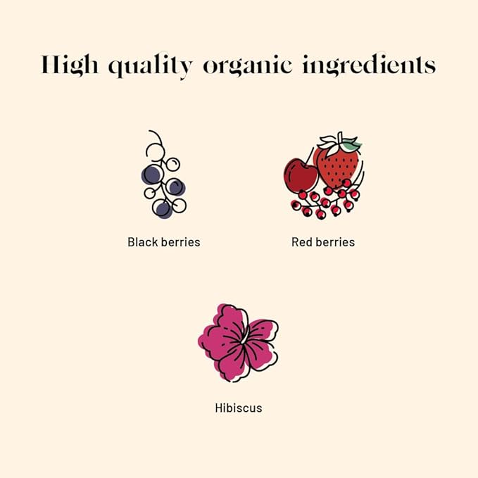Kusmi Tea - AquaRosa - Organic Herbal Tea with Hibiscus &amp Berries - Caffeine Free Herbal Tea - Enjoy Hot or Iced - Loose Leaves - Tin Box of 3.5 oz - Quantity for about 50 cups