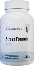 4Life Stress Formula Dietary Supplement Supports Nervous System and Sleep with Lemon Balm Chamomile &amp Valerian Root 60 Capsules