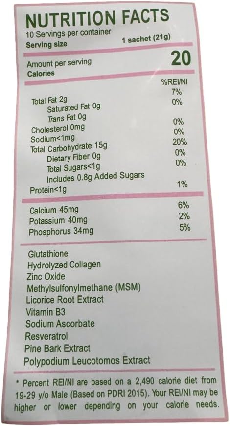 20 Sachets Freshies Avocado Milk Collagen Drink