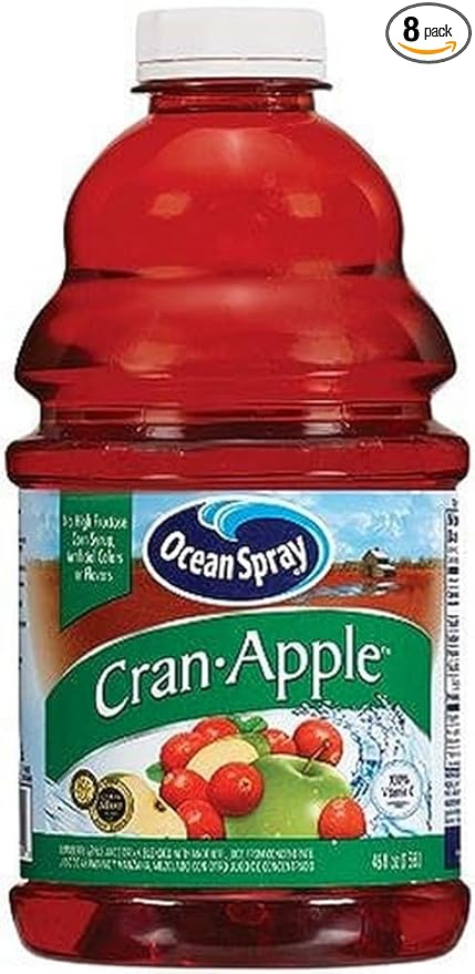 Ocean Spray Cranapple Juice 46-Ounce Boxes (Pack of 8)
