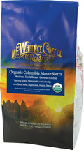 Mt. Whitney Colombia Monte Sierra OrganicSingle origin Medium Dark Roast Smooth Full Flavored low Acid Coffee (Ground 5 Lb)
