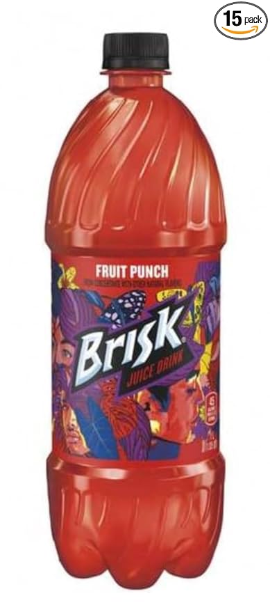 Fruit Punch (Shipped By B4Y_Brisk) 1L Bottle (15 33.8 Fl Oz)