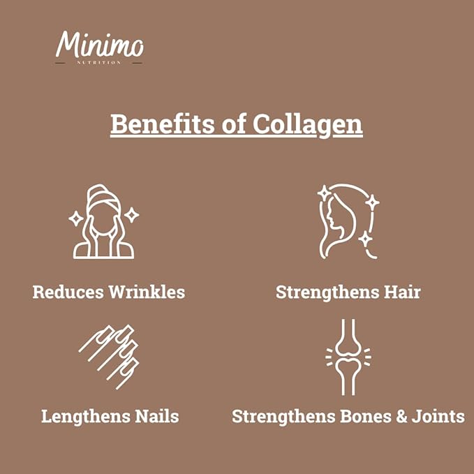 Chocolate Grass-Fed Collagen Peptides for Hair Skin Nails and Joints Non-GMO and Gluten Free 13.3 oz.