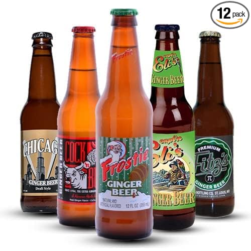 Ultimate Ginger Beer Sampler - Premium Root Beer Variety Mix Case - Gourmet Sodas from All Around the Country - 12oz (12-Pack)