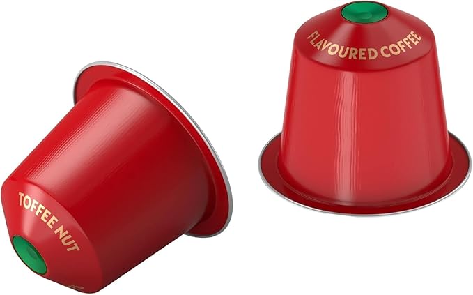 STARBUCKS Toffee Nut Flavoured Coffee Capsules by Nespresso Blonde Roast Coffee Pack of 12 x 10 Pods (120 Capsules)