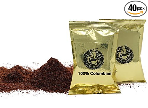 100% Colombian Coffee (40/2.25oz) Pre-measured Packs Medium Roast