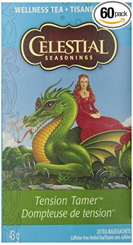 Celestial Seasonings Herbal Tea Tension Tamer 20 Count (Pack of 3)