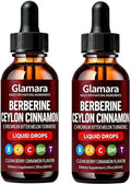 Glamara Berberine with Ceylon Cinnamon Supplement Liquid Drops Balance Regulator Drops 60ml